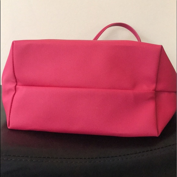 LACOSTE Women's Tote Bag In Sangria excellent condition ⭐️⭐️⭐️⭐️ - Picture 7 of 10
